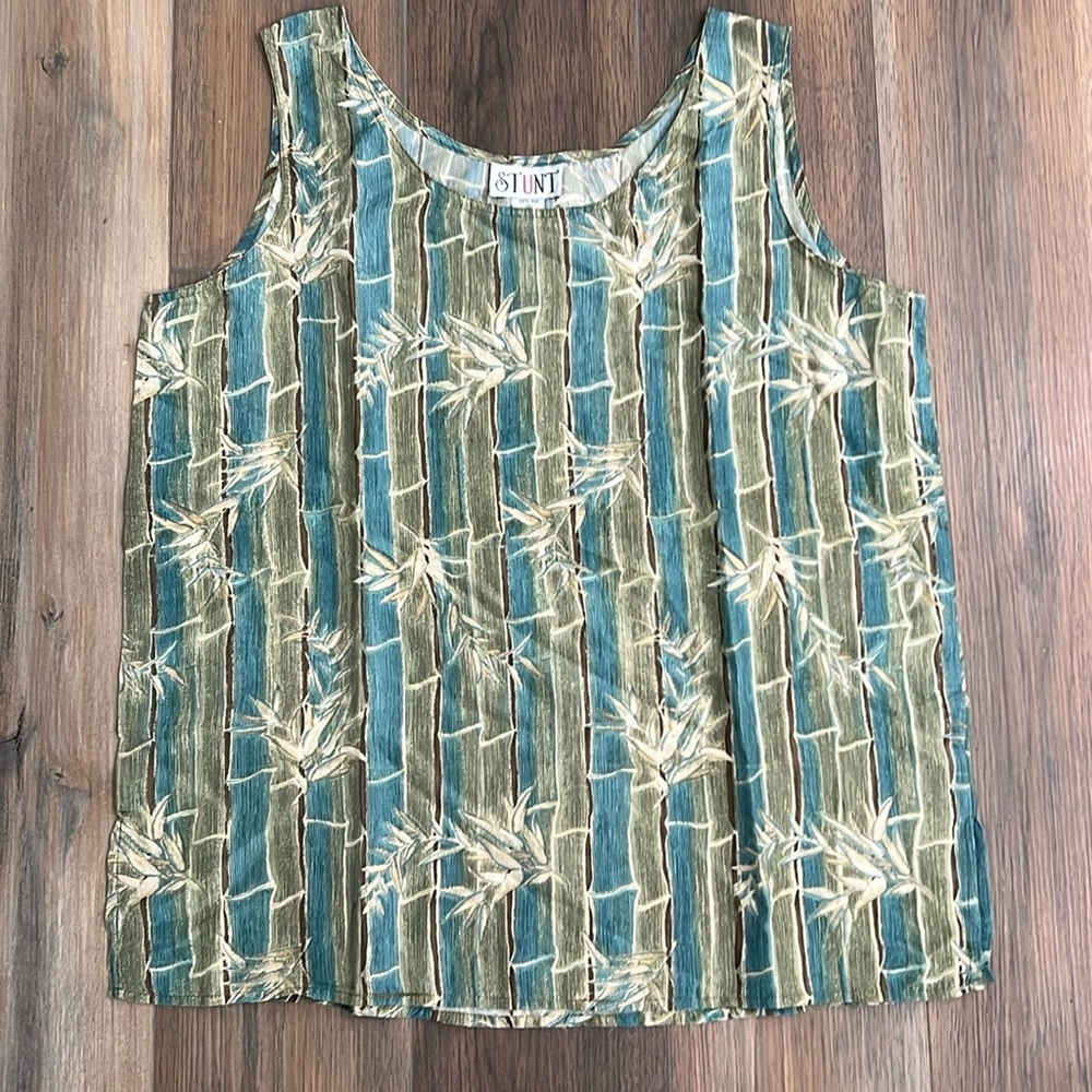 STUNT vintage silk tank top